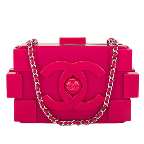 chanel lego clutch buy online|chanel pink lego bag.